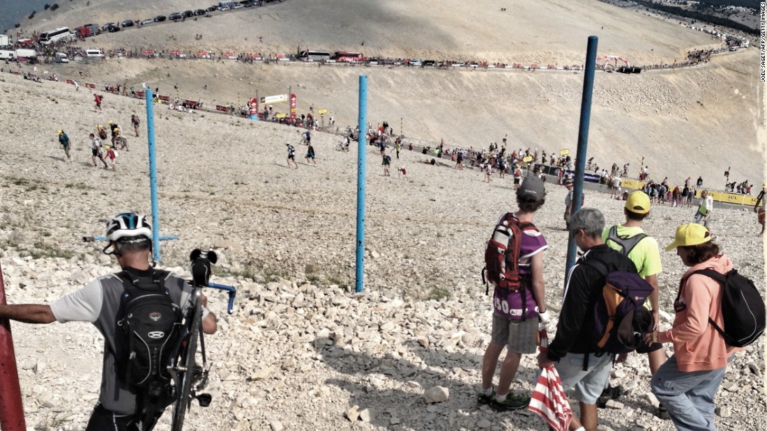 The rugged and unforgiving landscape on Mont Ventoux has seen it nicknamed the &quot;Bald Mountain&quot; with its slopes of just rock and scree.