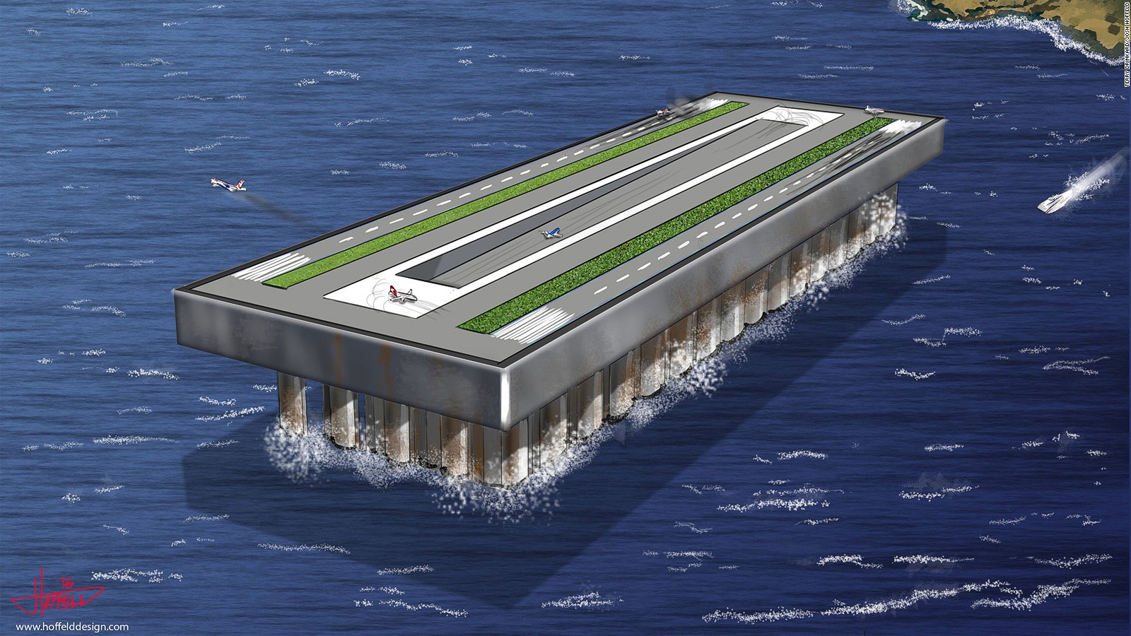 ULTIMATE WORLD Floating Airports Could They Finally Become A Reality