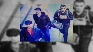 Police showed residents of Fatih this image of three suspects.