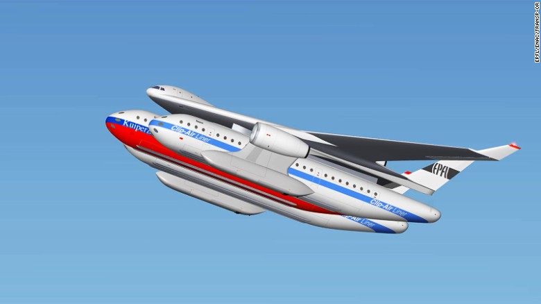Clip-Air's speed and range is expected to be on a par with that of modern mid-sized airliners.