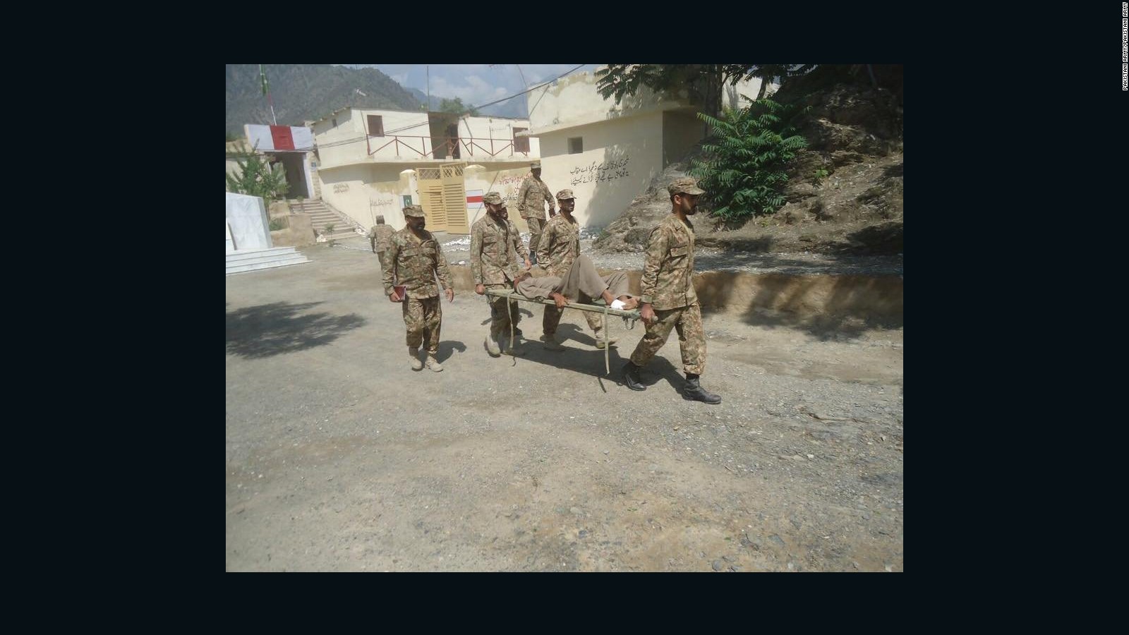 The Pakistan Army carries out a relief and rescue operation in Chitral.