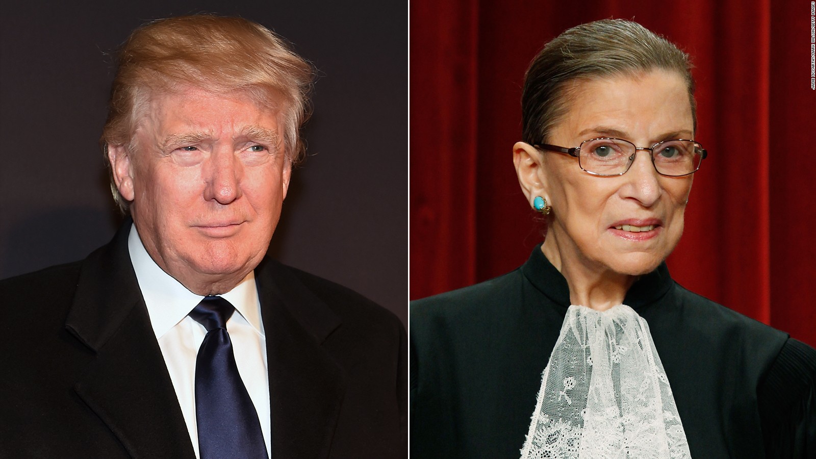 Trump to Ginsburg: Resign