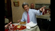 Current U.S. Secretary of State John Kerry was running for president in 2004 when he stopped to eat lunch at Deanie's Seafood restaurant in New Orleans.