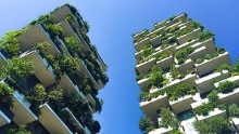 Milan's "Vertical Forest" is an award-winning skyscraper which houses numerous trees and shrubs.