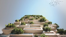 The Tower of Cedars will be around 120 meters in height and incorporate more than 100 cedar trees.