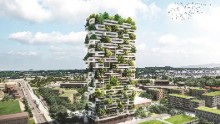 A similar-looking highrise -- as seen in this artist's impression -- will start construction in Lausanne, Switzerland in 2017.