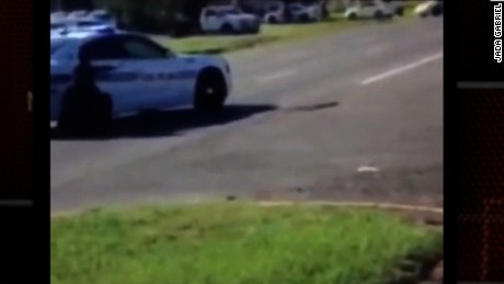 New video shows gunfire exchange in Baton Rouge
