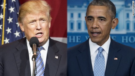 Trump on Obama