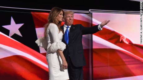 Melania Trump keeps low profile as allegations fly