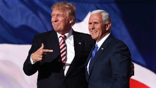 Trump interview contradicts Pence