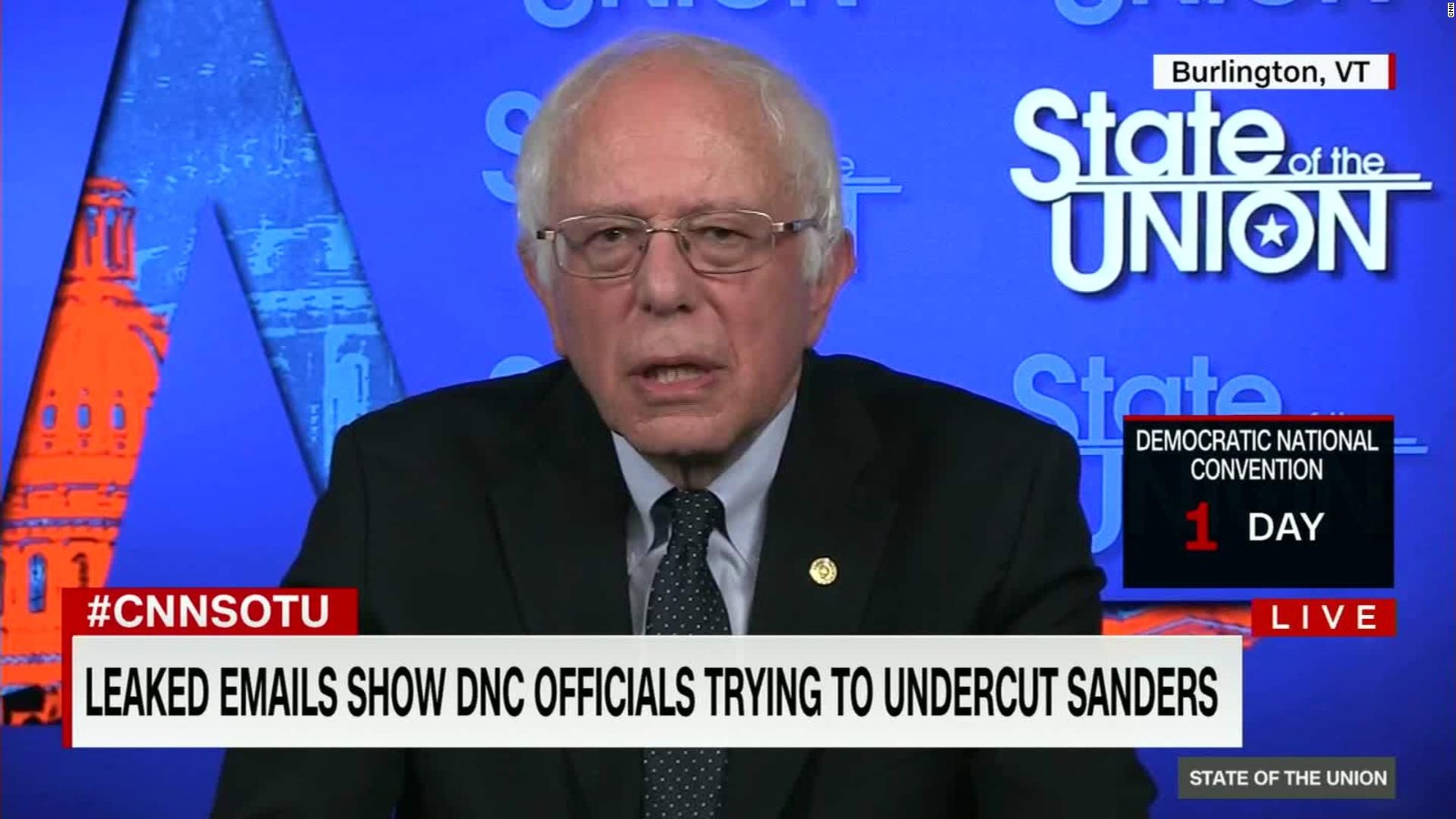 Sanders: No question DNC was supporting Hillary Clinton