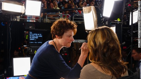Pics: 'Media circus' at DNC