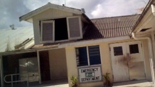 Nauru&#39;s emergency department as photographed by Amnesty in July.