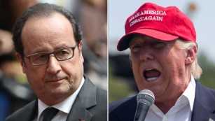 French president: Trump gives ‘retching feeling’