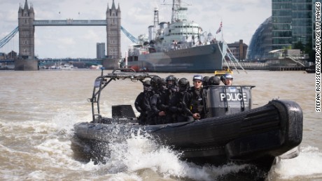 London's armed cops readying for terror attack