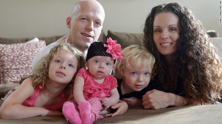 Willow Short and her family in September 2014, four months after she was born.