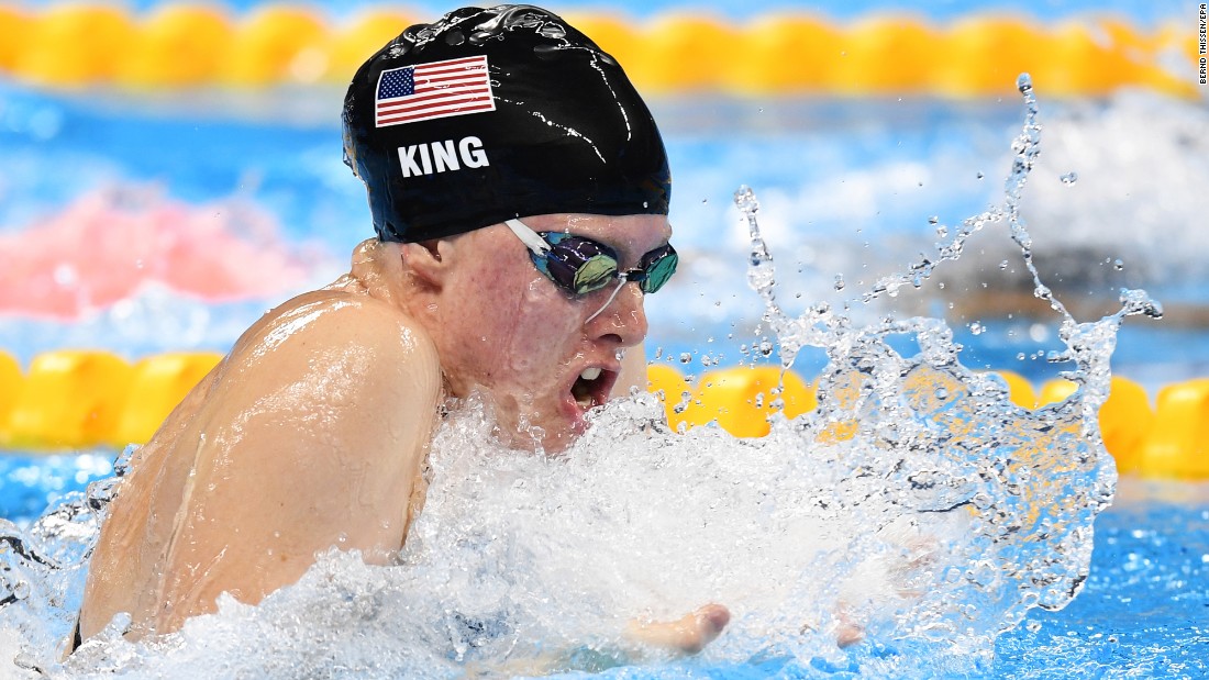 U.S. swimmer Lilly King set an Olympic record to win gold in the 100-meter breaststroke on Monday, August 8. Leading up to the final, King <a href="http://www.cnn.com/2016/08/08/sport/rio-olympics-russia-booed-lilly-king-yuliya-efimov/" target="_blank" data-verified=