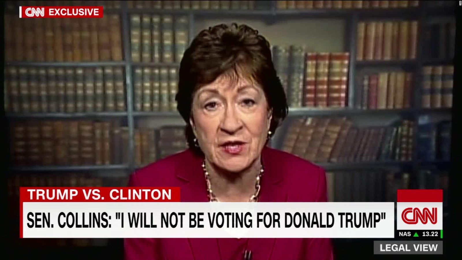 Sen. Susan Collins: Trump is antithetical to GOP values