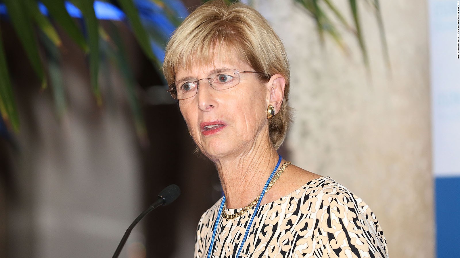 Christine Todd Whitman attends Making Strides: Advancing Women's Leadership - Opening Reception at Vizcaya Museum & Gardens on November 17, 2015 in Miami, Florida.