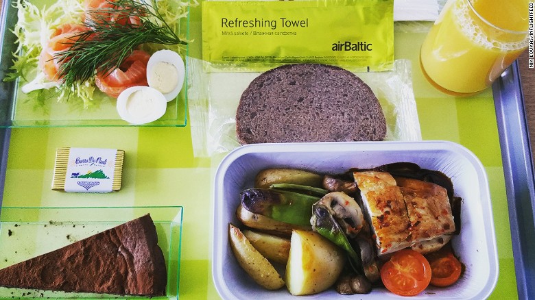 Air Baltic's create-your-own-meal-tray food ordering system wins when it comes to in-flight meal innovation. 