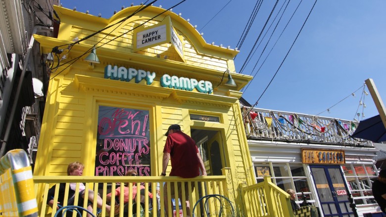 Cold-brewed coffee ice pops, donuts, pies and more lure sugar-seekers to Happy Camper, a Provincetown, Massachusetts, bakery that opened in 2015 alongside sister restaurant, the Canteen.