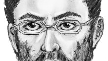 Sketch of suspect wanted in killing of Imam Maulama Akonjee, 55.