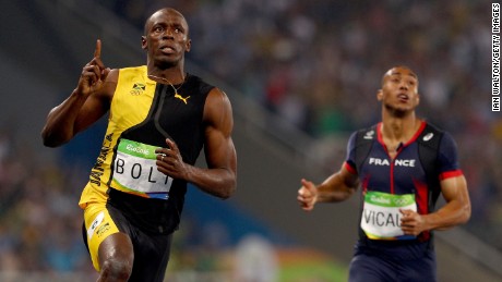 Usain Bolt of Jamaica wins the men&#39;s 100m final,&lt;a href=&quot;http://www.cnn.com/2016/08/14/sport/usain-bolt-justin-gatlin-olympic-games-100-meters-rio/index.html&quot; target=&quot;_blank&quot;&gt; becoming the first Olympic sprinter to win three consecutive 100-meter gold medals.&lt;/a&gt;