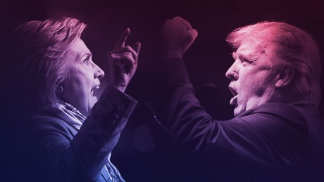 CNN electoral map: Trump gains, Clinton holds advantage