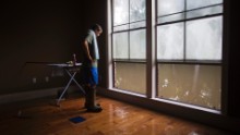 David Key looks at water outside his flooded home in Prairieville, Louisiana, on Tuesday, August 16. More than 20,000 people have been rescued in southern Louisiana after heavy rains caused flooding over the weekend. <a href="http://www.cnn.com/2016/08/13/us/louisiana-flooding/">"This is a major disaster,"</a> Louisiana Gov. John Bel Edwards said.