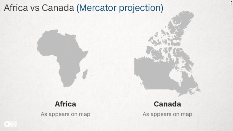 Why Do Western States Used Maps That Shrink The Real Size Of Africa ...