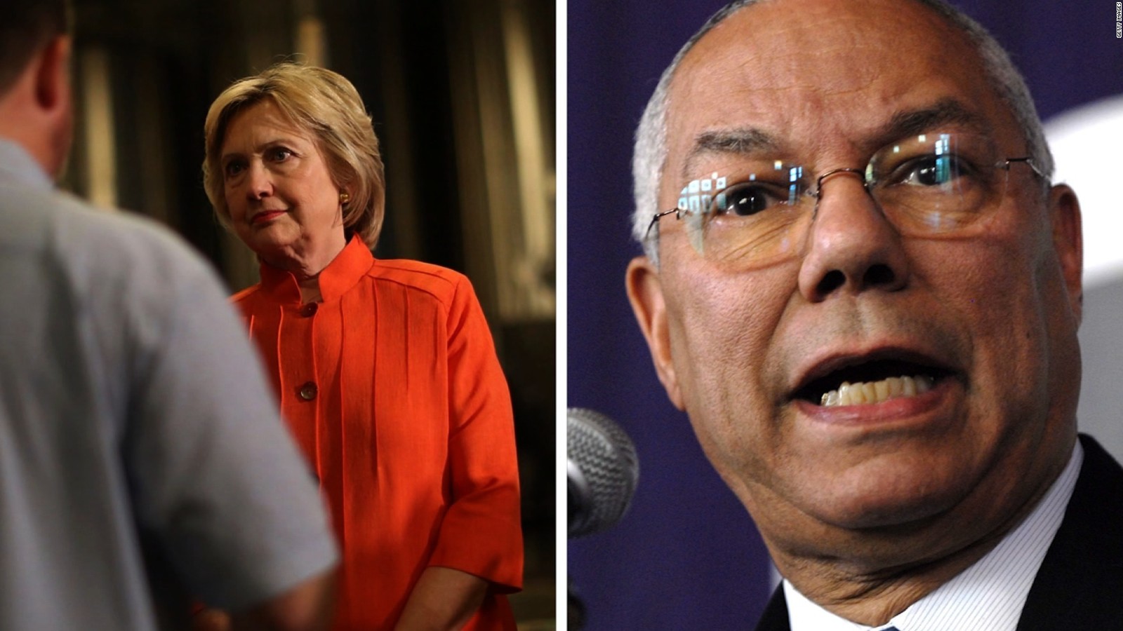 Powell: Clinton camp trying to 'pin it on me'