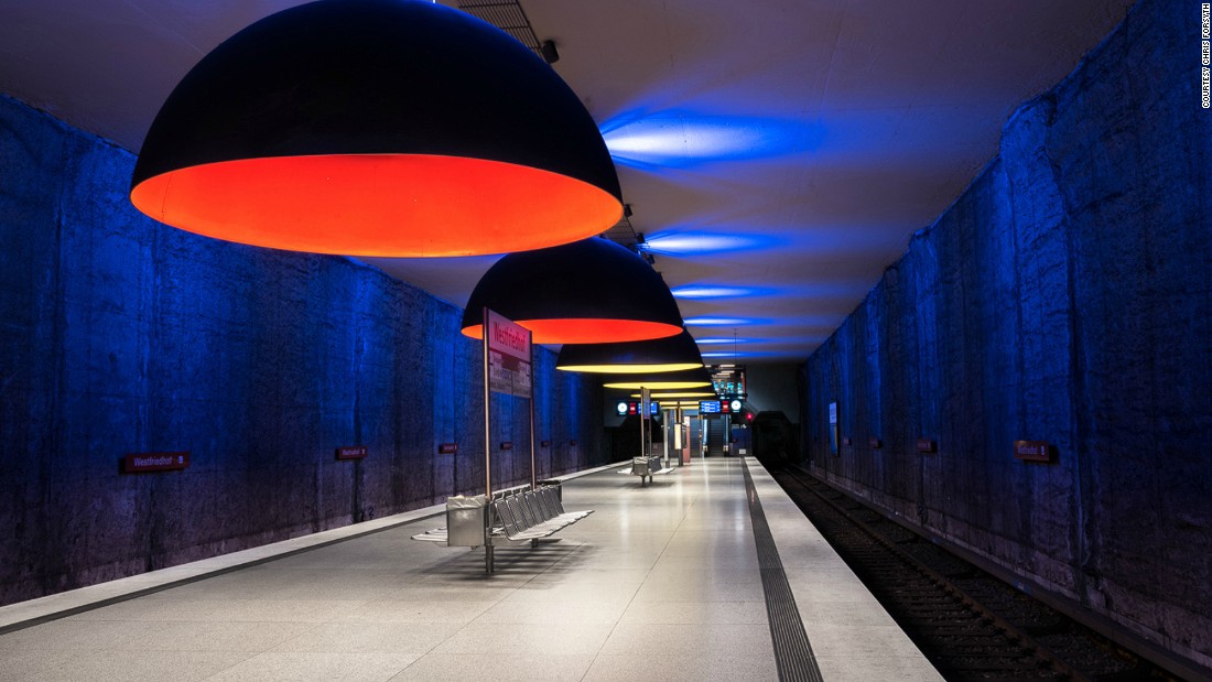He is now asking people to share their own metro pictures on Instagram, using the hashtags #mtlmetroproject for Montreal and #themetroproject internationally. The two hashtags have attracted more than 2,000 posts so far. Pictured: Westfriedhof, Munich. 