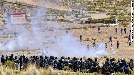 Bolivian minister beaten to death by miners, government says