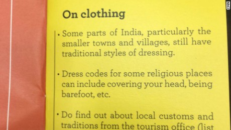 India advises tourists: Don't wear skirts