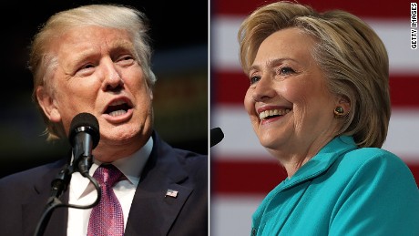 Poll: Clinton favorability slides to equal Trump