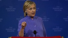 hillary clinton american legion