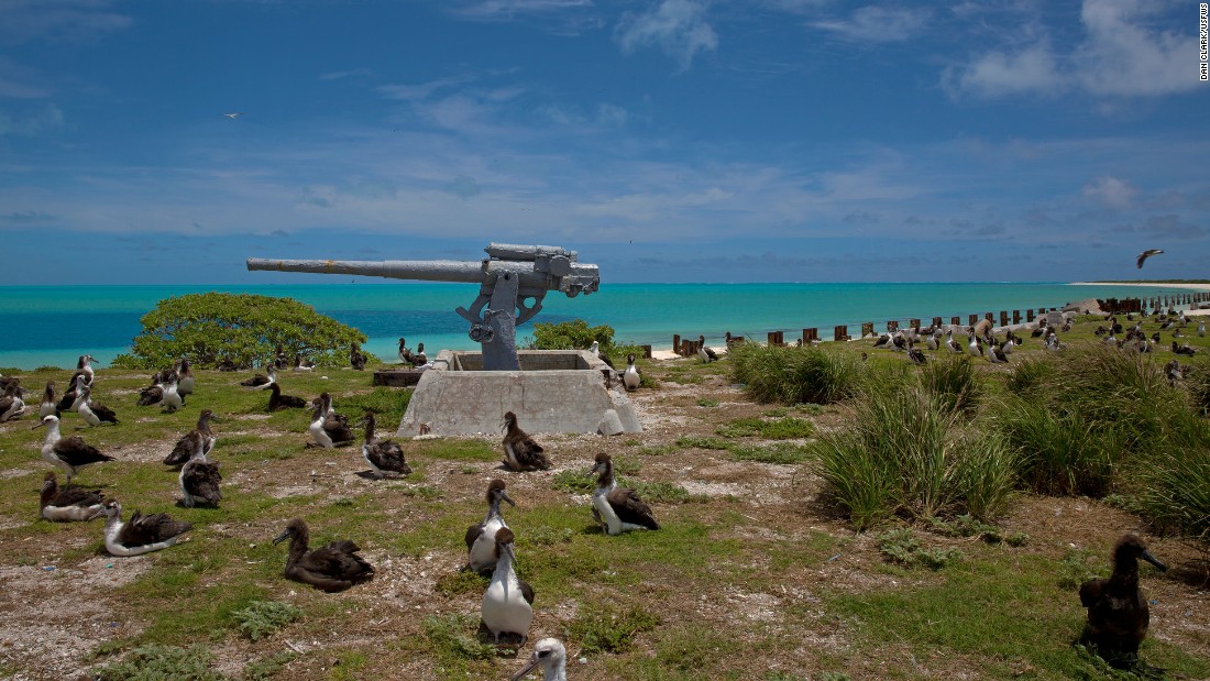 Midway, an atoll in the Northwestern Hawaiian Islands, was an important naval air station and submarine refit base for the US during the Second World War. 
