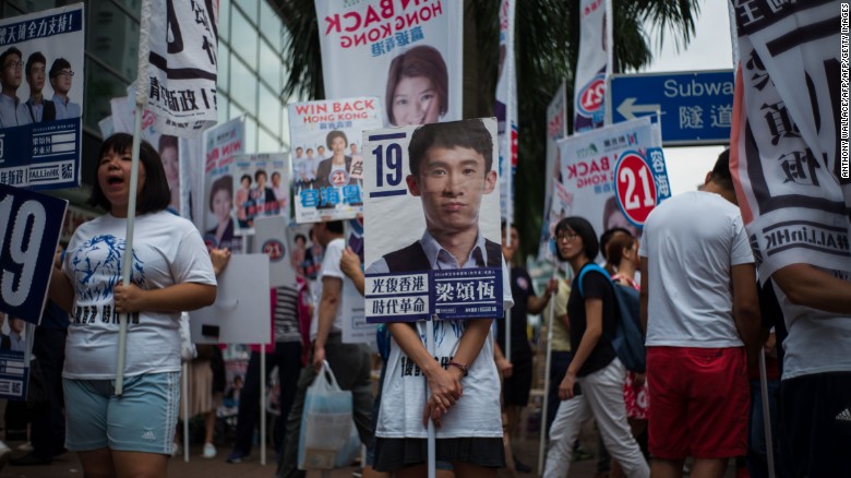 Hong Kong&#39;s banned candidates