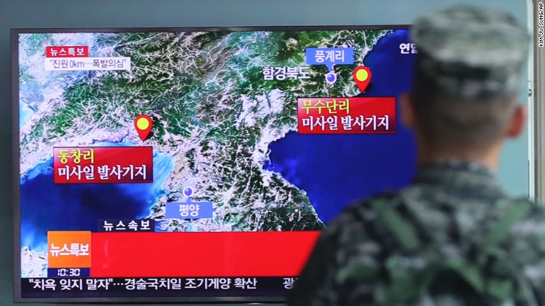 South Korea: North Korea conducts fifth nuclear test