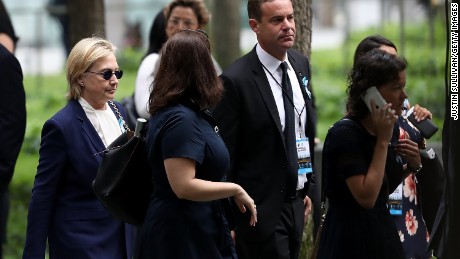 Hillary Clinton Leaves 9/11 Ceremony Feeling 'Overheated'