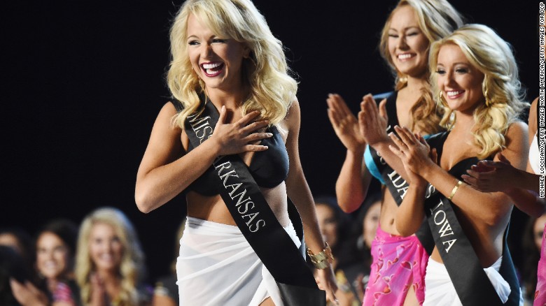 Miss Arkansas Savvy Shields is the new 2017 Miss America. 