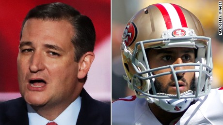 Cruz condemns athletes' anthem protests