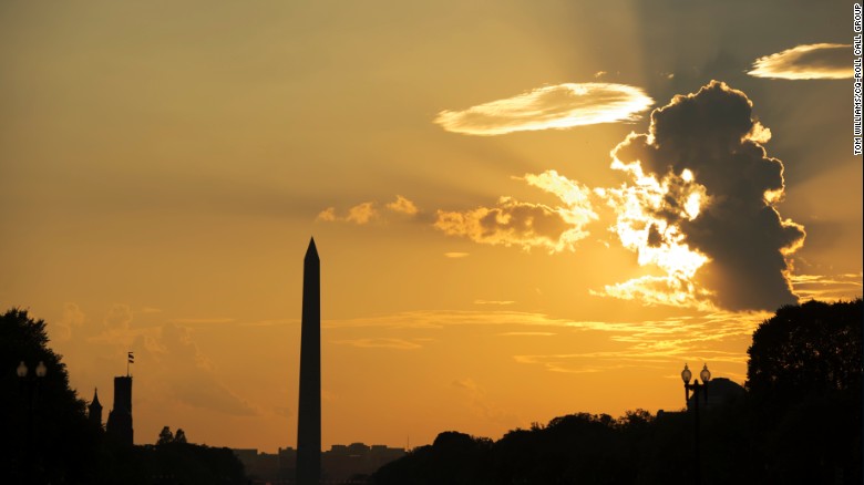 The Washington Monument, August 31, 2016.