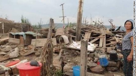 Flood in DPRK.