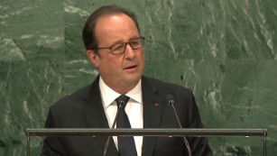 French President:  Aleppo is a &#39;martyred city&#39;