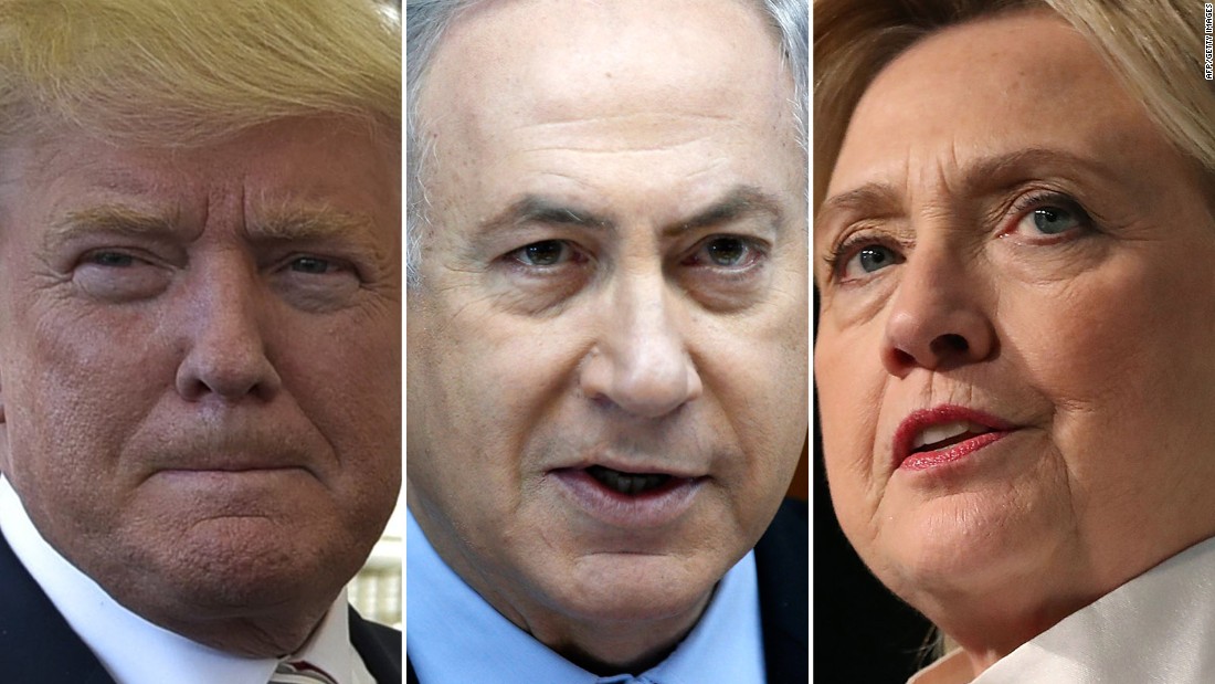Poll: Israelis strongly favor Clinton over Trump