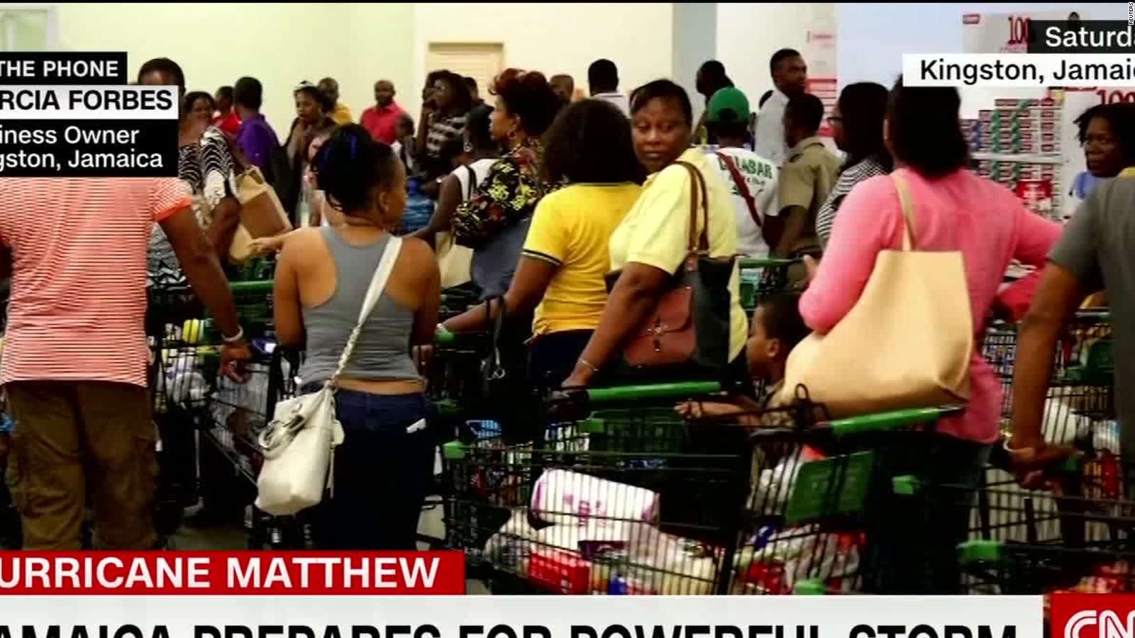 Jamaica prepares for Hurricane Matthew