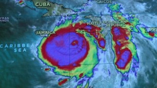Hurricane Matthew hits Haiti, aims at US East Coast