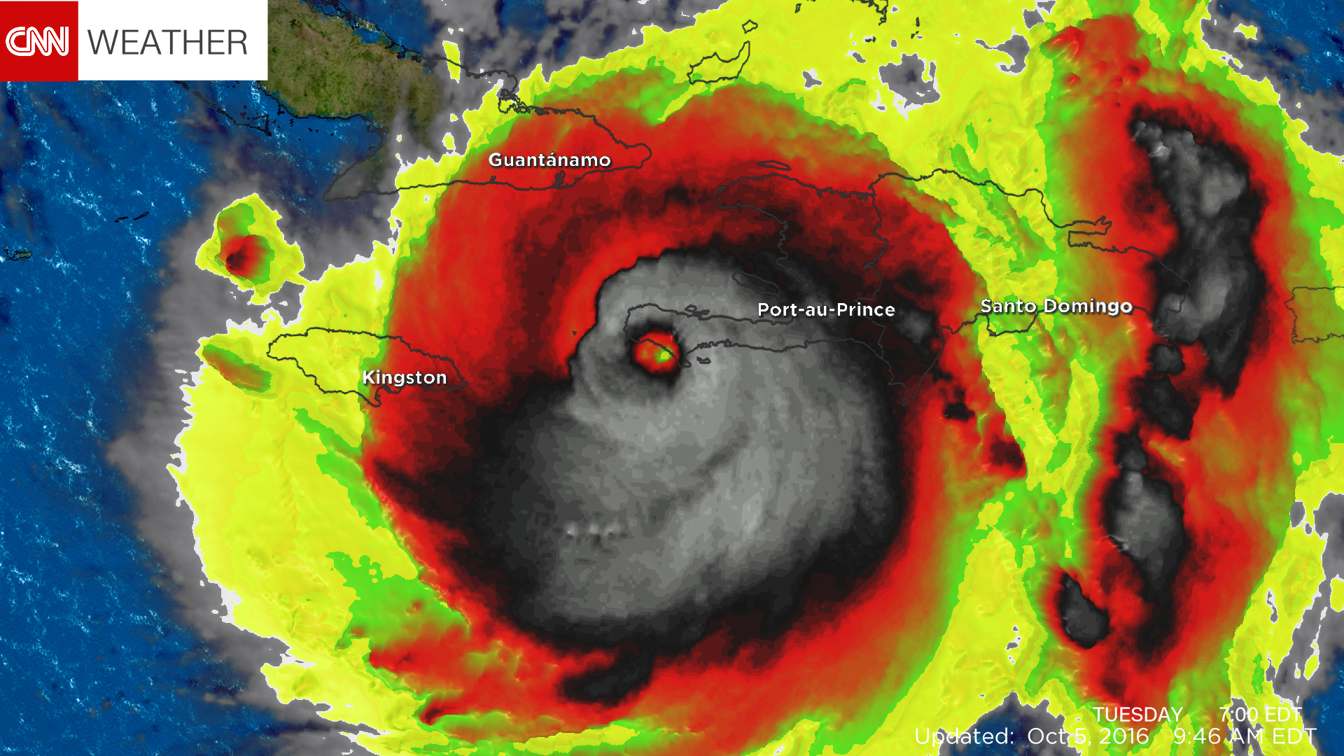 weather map of hurricane matthew Skull Image Of Hurricane Matthew Spooks The Internet Cnn weather map of hurricane matthew