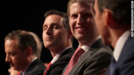 Eric Trump: My dad's 2005 'alpha' talk was 'totally unacceptable'